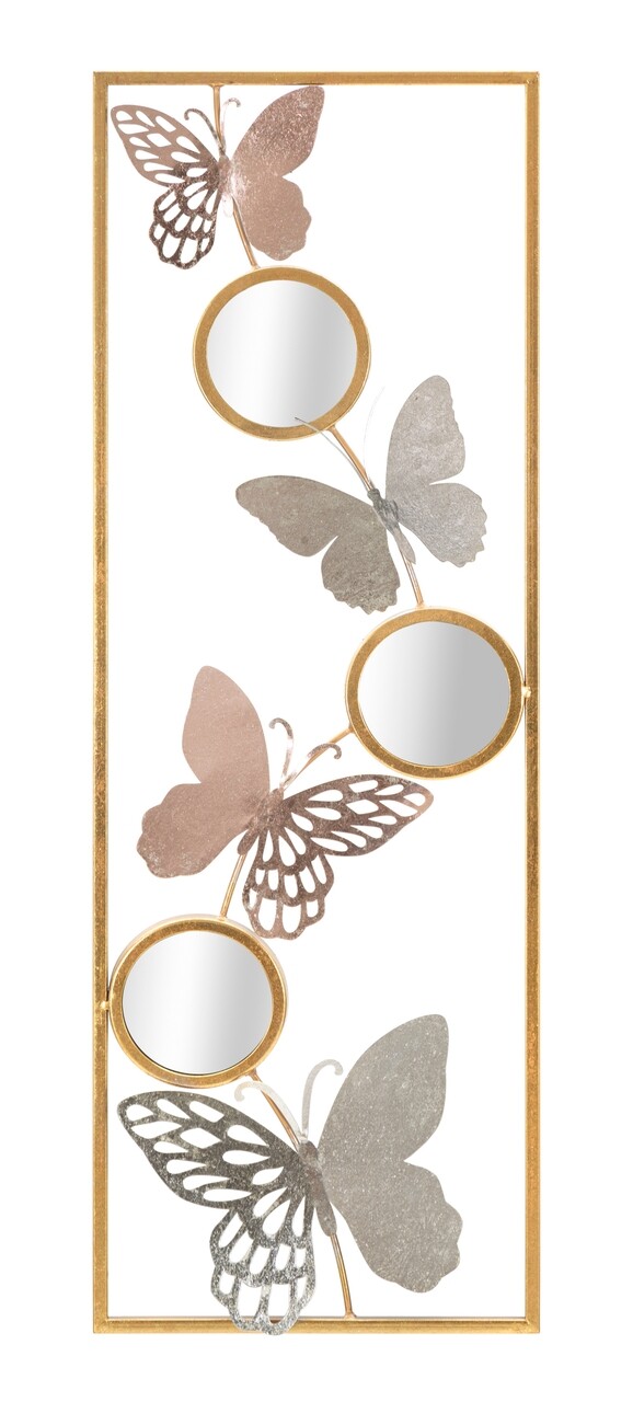Decoratiune pentru perete, Mauro Ferretti, Buttry - A, 31 x 2 x 90 cm, fier, multicolor - imagine 7